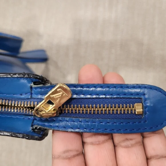 🔹️ LOUIS VUITTON🔹️ Saint Jacques blue tote bag and matching wallet + COA ✨️💙